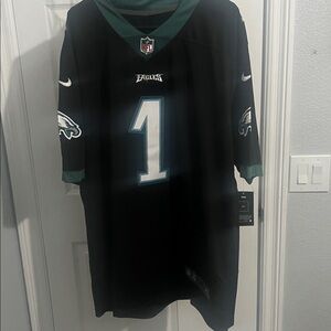 Black and Green Football Jersey